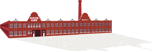 Illustration of Reliable Toy Co. Building