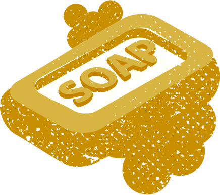 Illustration of soap bar