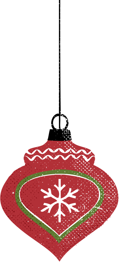 Illustration of a Christmas ornament