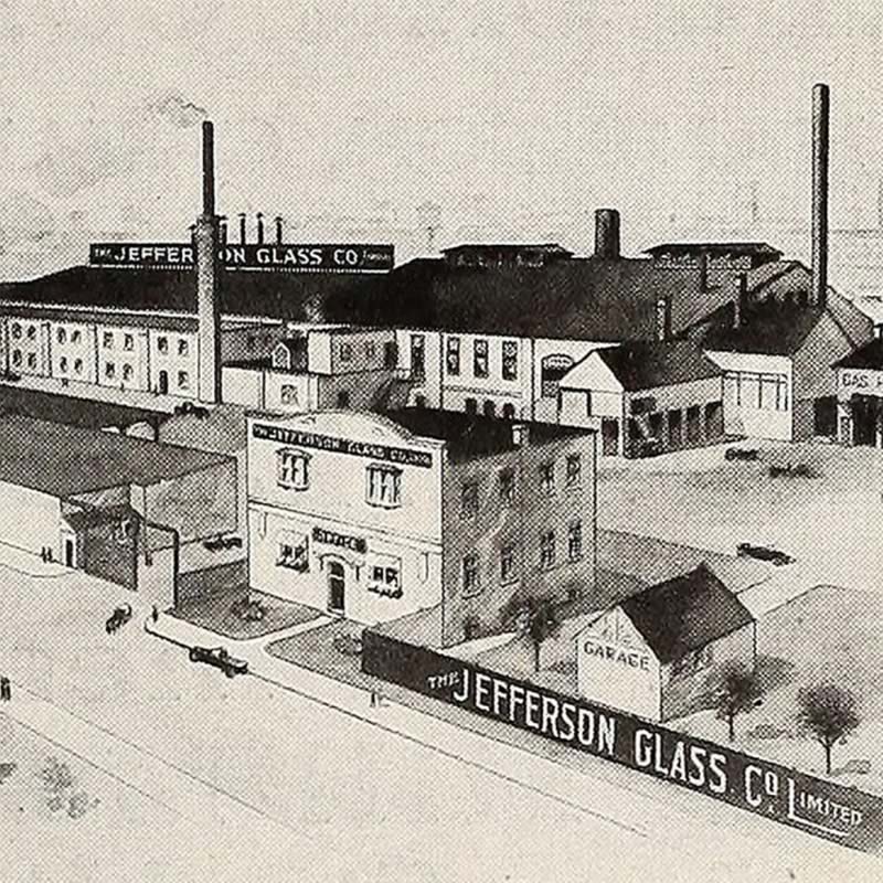 The Jefferson Glass Co. Ltd. plant, May 1919.