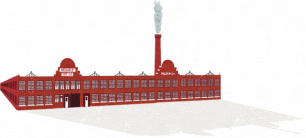 Illustration of Reliable Toy Co. Building