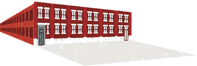 Illustration of Crown Cork and Seal Company building